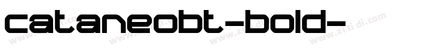 cataneobt-bold字体转换