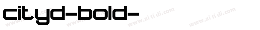 cityd-bold字体转换