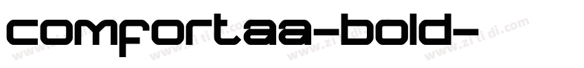 comfortaa-bold字体转换
