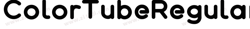 ColorTubeRegular字体转换