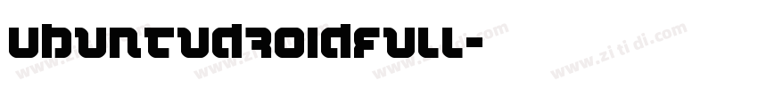 UbuntuDroidFull字体转换