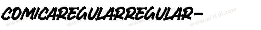 ComicaRegularRegular字体转换