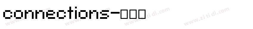 connections字体转换