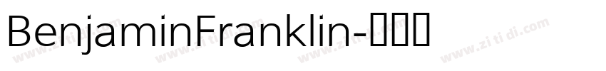 BenjaminFranklin字体转换
