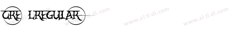 Cre望号LRegular字体转换