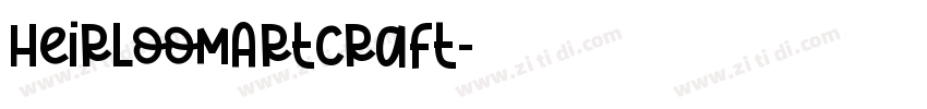 HeirloomArtcraft字体转换