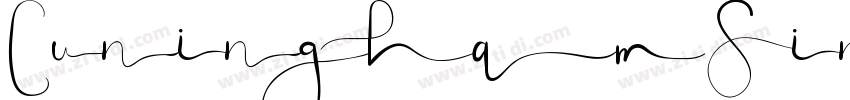 CuninghamSingleton字体转换