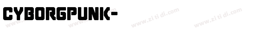 CyborgPunk字体转换