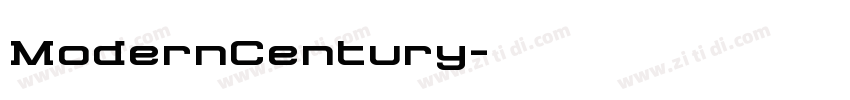 ModernCentury字体转换