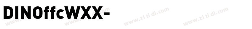 DINOffcWXX字体转换