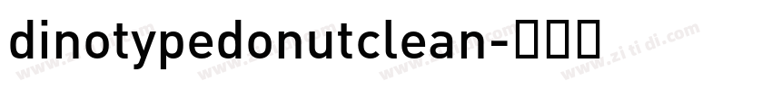 dinotypedonutclean字体转换