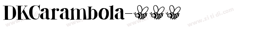 DKCarambola字体转换