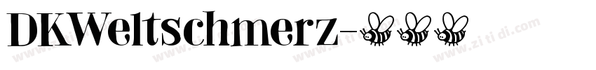 DKWeltschmerz字体转换