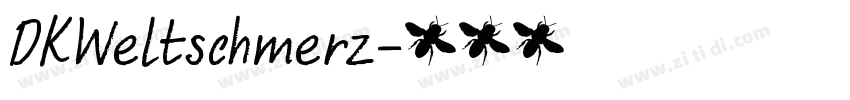 DKWeltschmerz字体转换