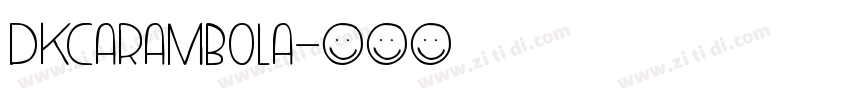 DKCarambola字体转换