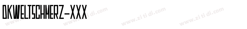 DKWeltschmerz字体转换