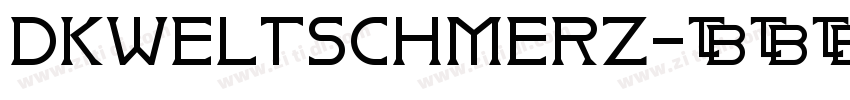 DKWeltschmerz字体转换