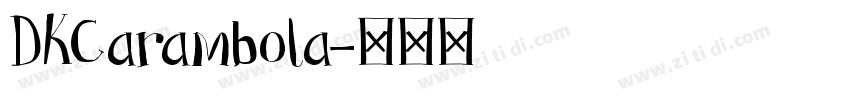 DKCarambola字体转换
