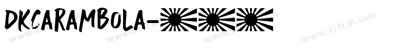 DKCarambola字体转换