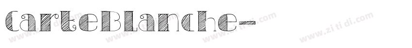 CarteBlanche字体转换
