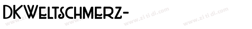 DKWeltschmerz字体转换