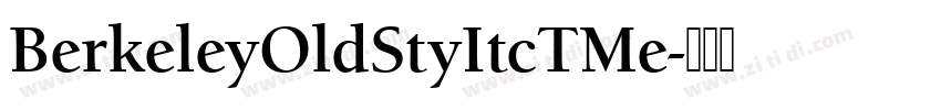 BerkeleyOldStyItcTMe字体转换