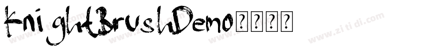 KnightBrushDemo字体转换