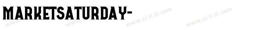 MarketSaturday字体转换