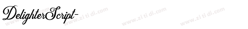 DelighterScript字体转换