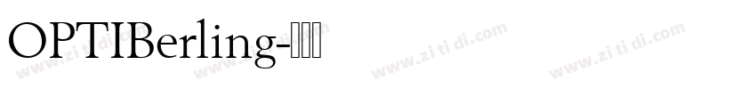 OPTIBerling字体转换