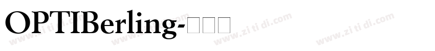 OPTIBerling字体转换