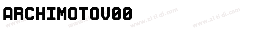 ArchimotoV00字体转换