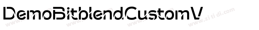 DemoBitblendCustomV字体转换