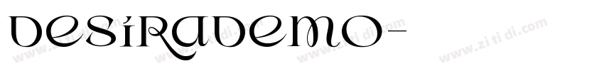 desirademo字体转换