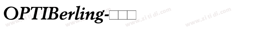 OPTIBerling字体转换