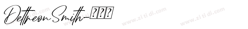 DettreonSmith字体转换