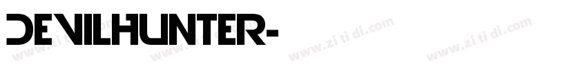 DevilHunter字体转换