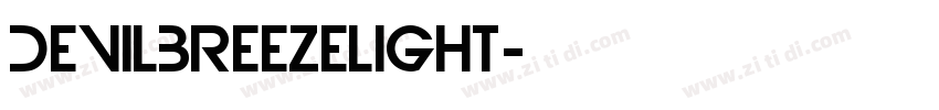 DevilBreezeLight字体转换