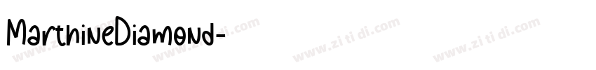 MarthineDiamond字体转换