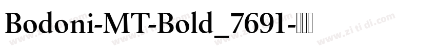 Bodoni-MT-Bold_7691字体转换