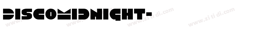 DiscoMidnight字体转换