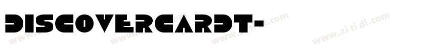 discovercardt字体转换