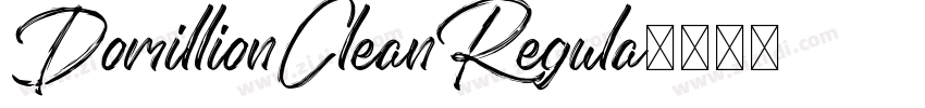 DomillionCleanRegula字体转换