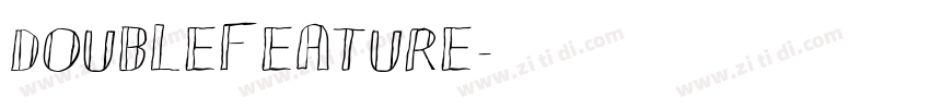 DoubleFeature字体转换