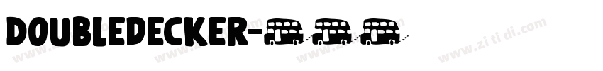 Doubledecker字体转换