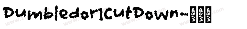 Dumbledor1CutDown字体转换