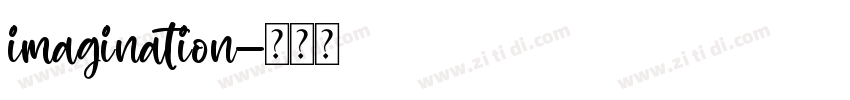 imagination字体转换