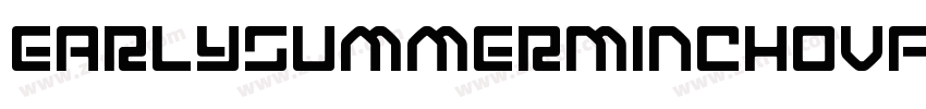 EarlySummerMinchoVF字体转换