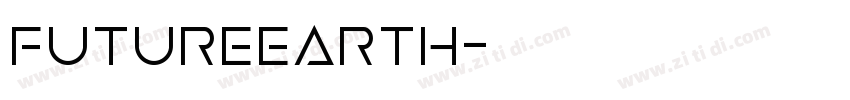 FutureEarth字体转换