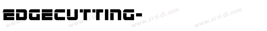 Edgecutting字体转换